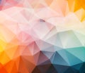 Triangular abstract background