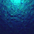 Triangular blue polygonal background. Polygonal vector texture.