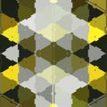 Triangular business wallpaper in continuous. Geometric print in yellow and black elements