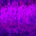 Wallpaper with violet gradient triangles. Royalty Free Stock Photo