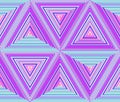 Triangular dimensions, abstract geometric repeatable background.