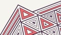 Triangular geometric pattern, abstract background, modern design element vector design Generative AI Royalty Free Stock Photo