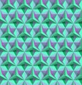 Triangular geometric seamless pattern Royalty Free Stock Photo