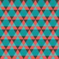Triangular geometric seamless pattern Royalty Free Stock Photo