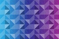Triangular gradient pattern. Repetition of triangular shaped elements Royalty Free Stock Photo