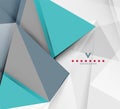 Triangular modern abstract background