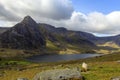 The triangular peak of Tryfan