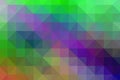 Triangular pixelation. Multi-colored pixel background. The texture consisting of multi-colored triangles