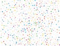 Triangular Rainbow Confetti. Rainbow glitter confetti background. Vector illustration. Royalty Free Stock Photo