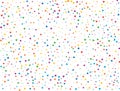 Triangular Rainbow Confetti. Rainbow glitter confetti background. Vector illustration. Royalty Free Stock Photo