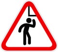 Triangular yellow Warning Hazard Symbol
