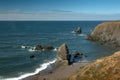 Triangular rock at Goat Rock SP