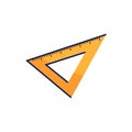 Triangular Ruler Icon