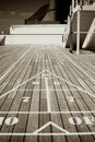 Triangular Shuffle Board Target Royalty Free Stock Photo