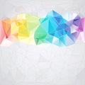 Triangular style abstract background of triangles