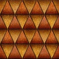 Triangular style - Abstract decorative panels - Imaginary design Royalty Free Stock Photo