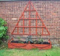 Triangular Trellis Work Royalty Free Stock Photo