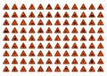 Triangular Warning Hazard Symbols labels Sign Isolate on White Background,Vector Illustration Royalty Free Stock Photo