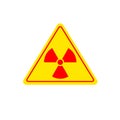 Triangular warning sign