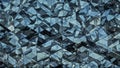 Triangulated multilayered glass shape abstract 3D rendering
