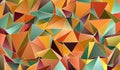 Triangulated texture. Design. Polygonal geometrical pattern. Triangular modern style