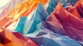 triangulation low poly style graph layering Royalty Free Stock Photo