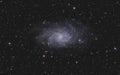 Triangulum Galaxy in constellation Triangulum Royalty Free Stock Photo