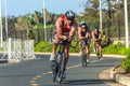 Triathlon Champs Athletes Cycling Road Action