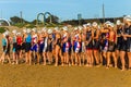 Triathlon Champs Women Ocean Swim Start