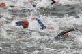 Triathlon, chaos, swimming, men