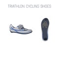 Triathlon cycling shoes