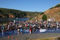 Triathlon race area