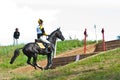 Triathlon in Russia, horseback jumping