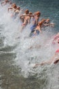 Triathlon triathletes sport healthy exercise swimming swim