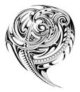 Polynesian style tattoo