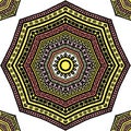 Tribal art theme mandala pattern Royalty Free Stock Photo