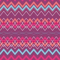 Tribal Boho Seamless Pattern with Rhombus.