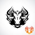 Tribal bull tattoo