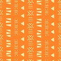 Tribal creative vector seamless pattern Royalty Free Stock Photo
