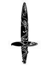 Tribal Dagger Design