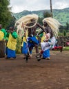 Tribal dancer rwanda Royalty Free Stock Photo