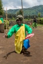 Tribal dancer rwanda Royalty Free Stock Photo