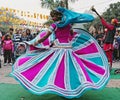 TRIBAL DANCER FROM UDAIPUR DISTRICT, RAJASTHAN, INDIA