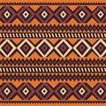 Tribal ethnic colorful bohemian pattern with geometric elements, African mud cloth, tribal design