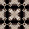 Tribal ethnic greek style seamless pattern. Vector colorful geometric background. Tartan plaid repeat backdrop. Elegant ornaments Royalty Free Stock Photo