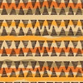 Tribal ethnic seamless pattern with geometric elements