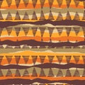 Tribal ethnic seamless pattern with geometric elements