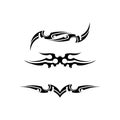 tribal ethnic tattoo icon illustration design logo