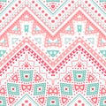 Tribal ethnic zig zag pattern. Vector illustration