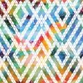 Tribal galaxy seamless pattern.